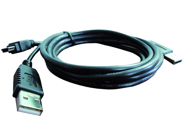 CABLE USB 2.0 A MINI USB 5 PINES - SPLIT - 1.8MTS - NS-CAMIUSBA2 - NISUTA